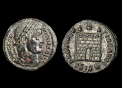 Constantine I, Campgate, Siscia Mint